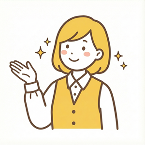 あいさつするオペレーター