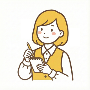 あいさつするオペレーター